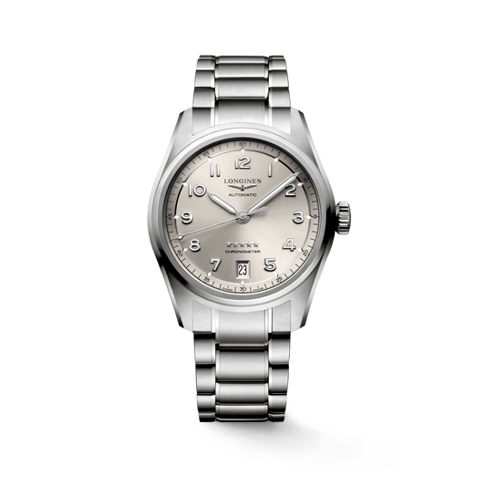 Longines Spirit 37mm Chronometer Champagne Dial Steel Unisex Watch L34104636