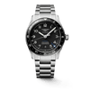 Longines Spirit Zulu Time Black Dial Stainless Steel GMT Men's Watch L38124536