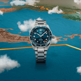 Longines Spirit Zulu Time 42mm Blue Dial GMT Steel Men's Watch L38124936