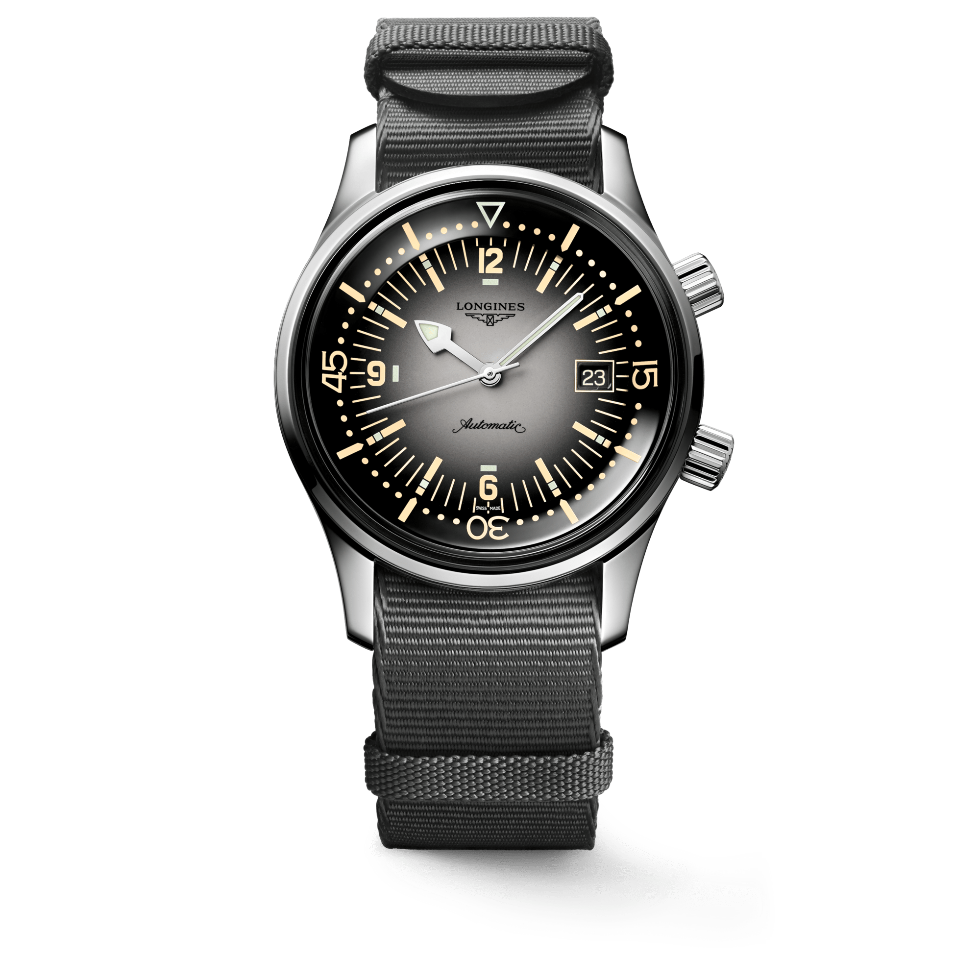 Longines Legend Diver 42mm Grey Dial Men's Watch L37744702