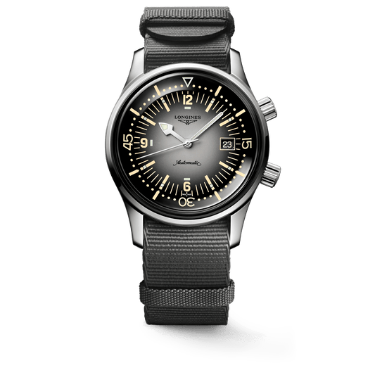 Longines Legend Diver 42mm Grey Dial Men's Watch L37744702
