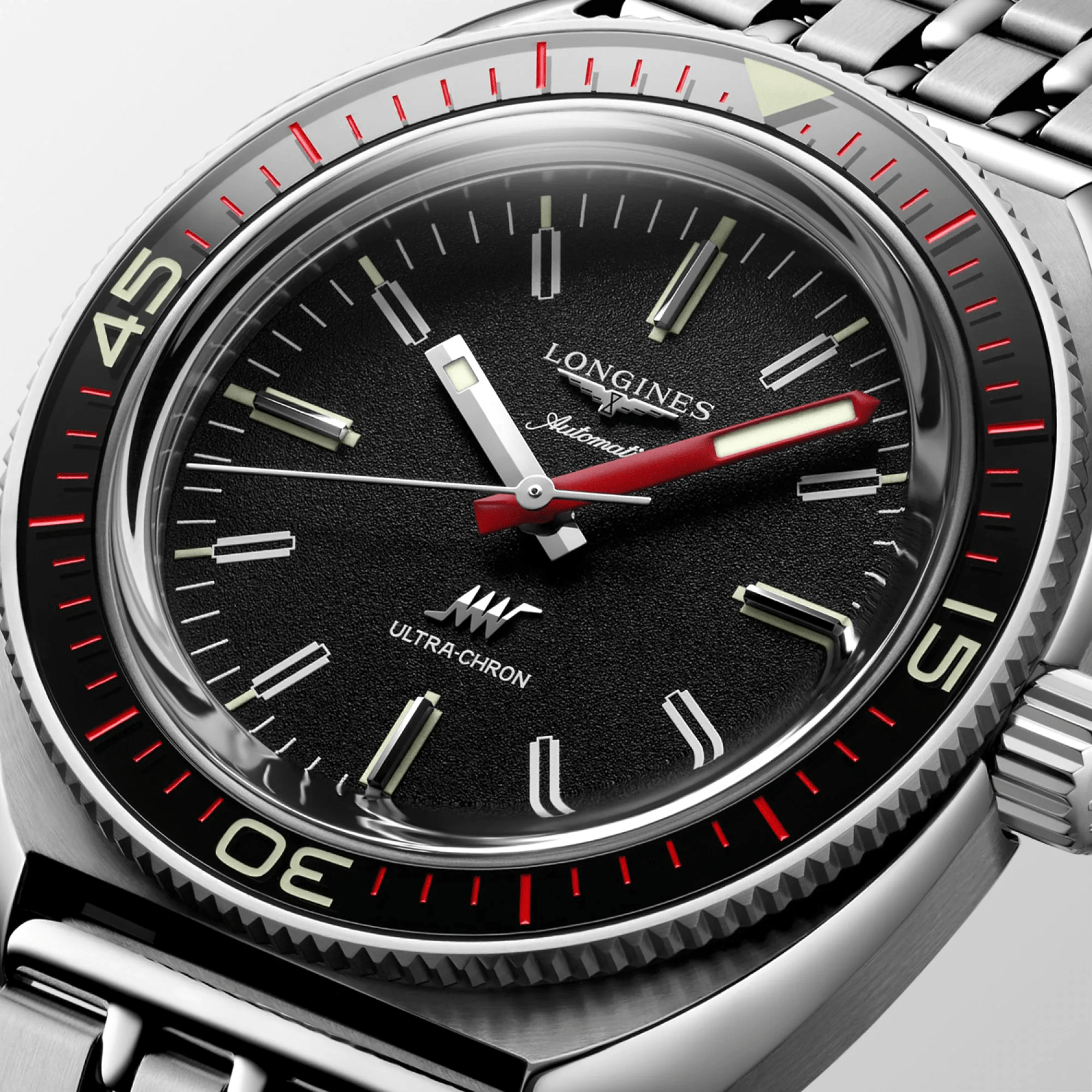 Longines Ultra-Chron 43mm Stainless Steel Men's Watch L28364526