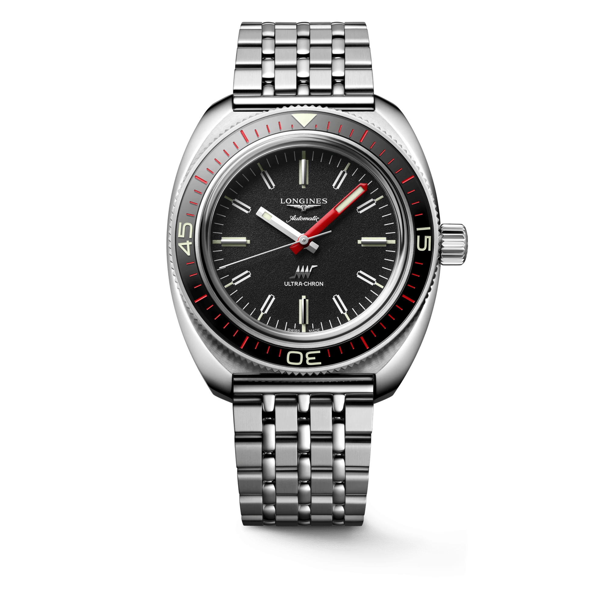 Longines Ultra-Chron 43mm Stainless Steel Men's Watch L28364526