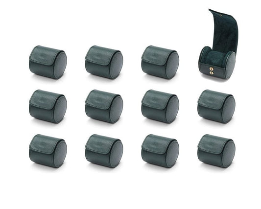 WOLF British Racing Green 12 Pack Single Watch Roll 529081