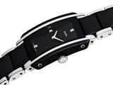 RADO Integral Diamonds 22.7mm Ceramic-Stainless Steel Black Women's Watch R20613712