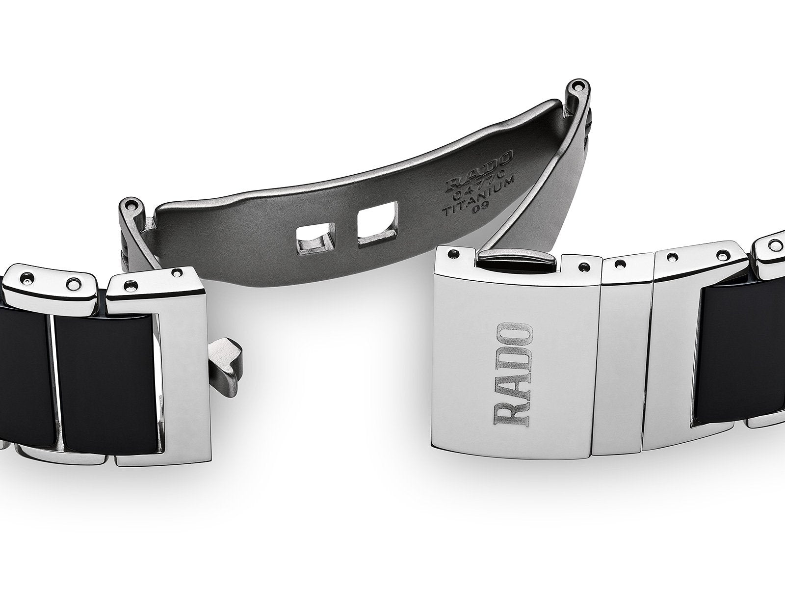 RADO Integral Diamonds 22.7mm Ceramic-Stainless Steel Black Women's Watch R20613712