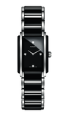 RADO Integral Diamonds 22.7mm Ceramic-Stainless Steel Black Women's Watch R20613712