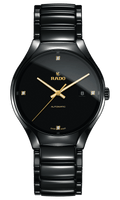 RADO True Automatic Diamonds 40mm Black Ceramic Men's Watch R27056712