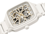 RADO True Square Automatic Open Heart White Ceramic Unisex Watch R27073702