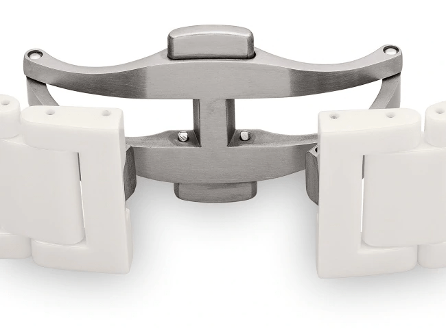 RADO True Square Automatic Open Heart White Ceramic Unisex Watch R27073702