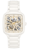 RADO True Square Automatic Open Heart White Ceramic Unisex Watch R27073702