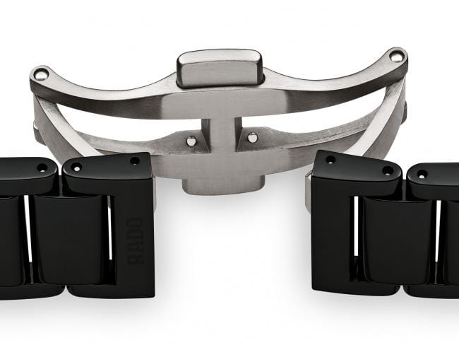 RADO True Square Automatic Open Heart Black Ceramic Men's Watch R27086162