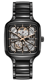 RADO True Square Automatic Open Heart Black Ceramic Men's Watch R27086162