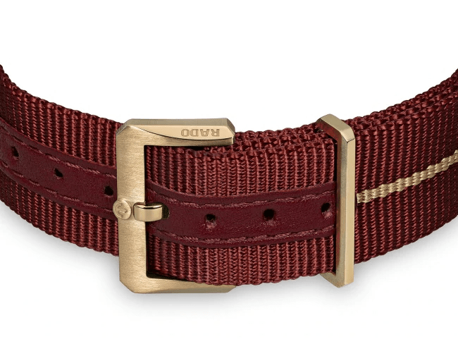 RADO Captain Cook Bronze 42mm Red Dial NATO Strap Men's Watch R32504407