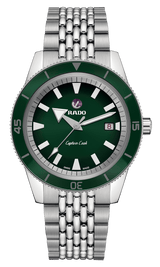 RADO Captain Cook Automatic 42mm Green Dial Stainless Steel Men's Watch R32505313