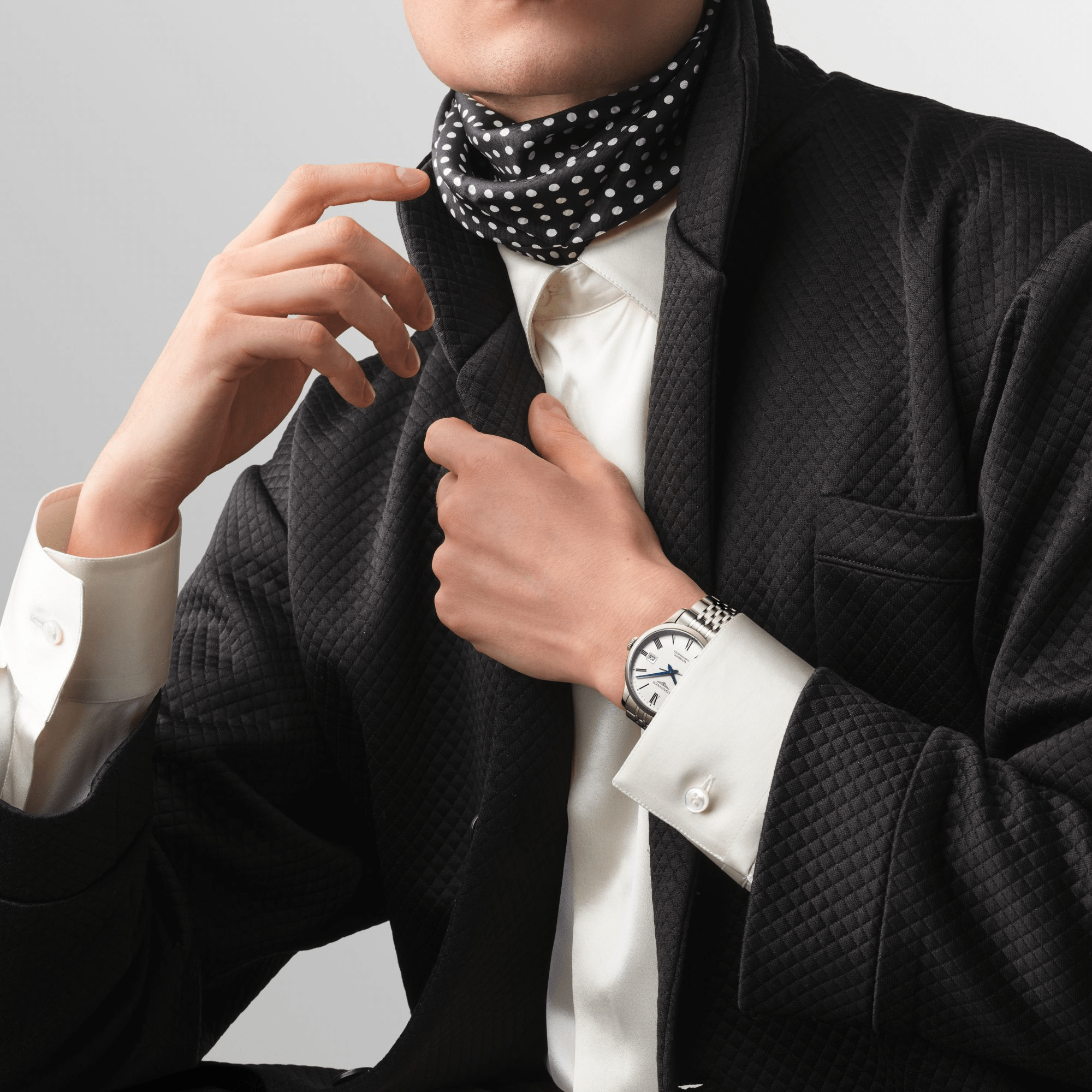 Longines Record 40mm Chronometer White Dial Steel Men's Watch L28214116