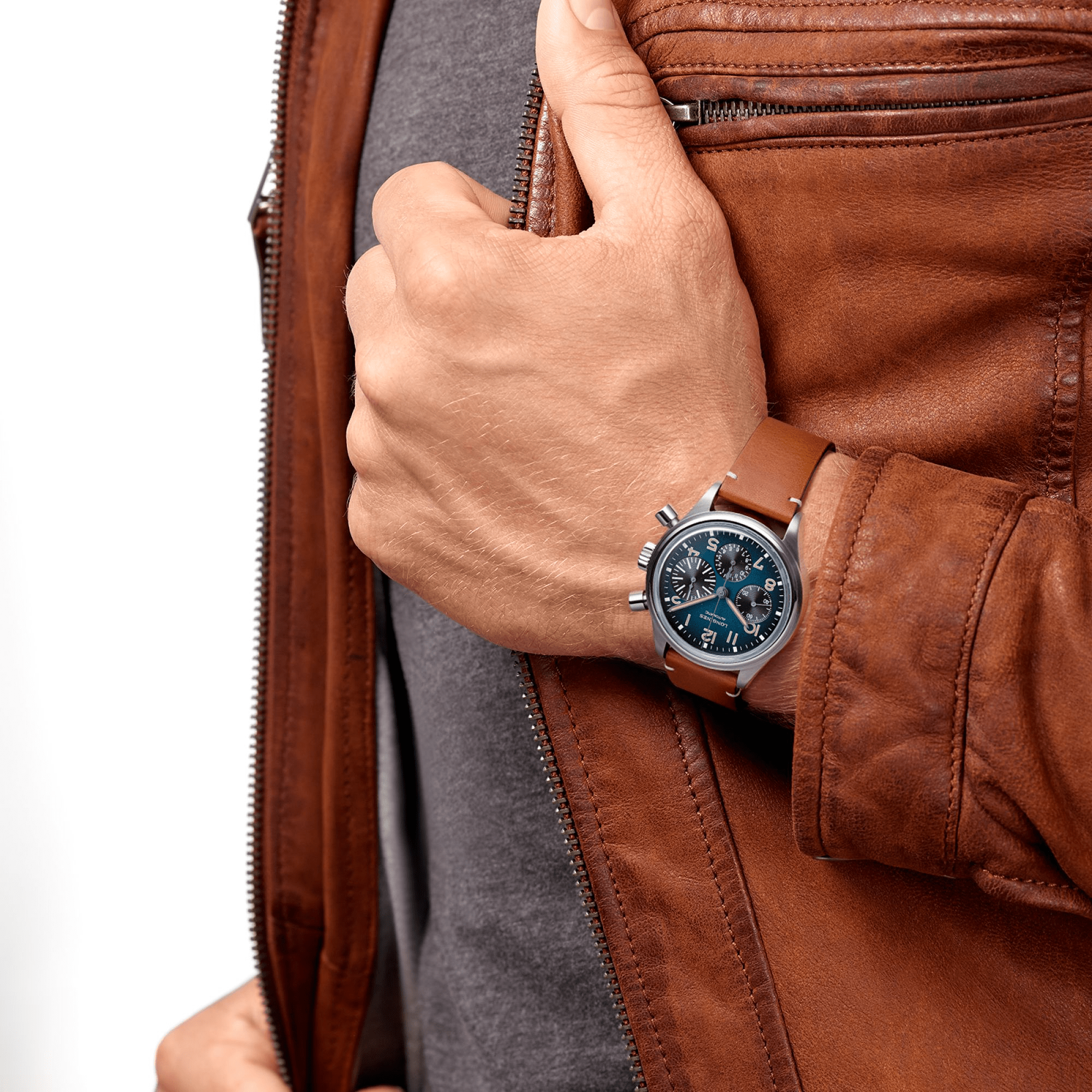 Longines Avigation BigEye 41mm Petroleum Dial Men's Watch L28161932