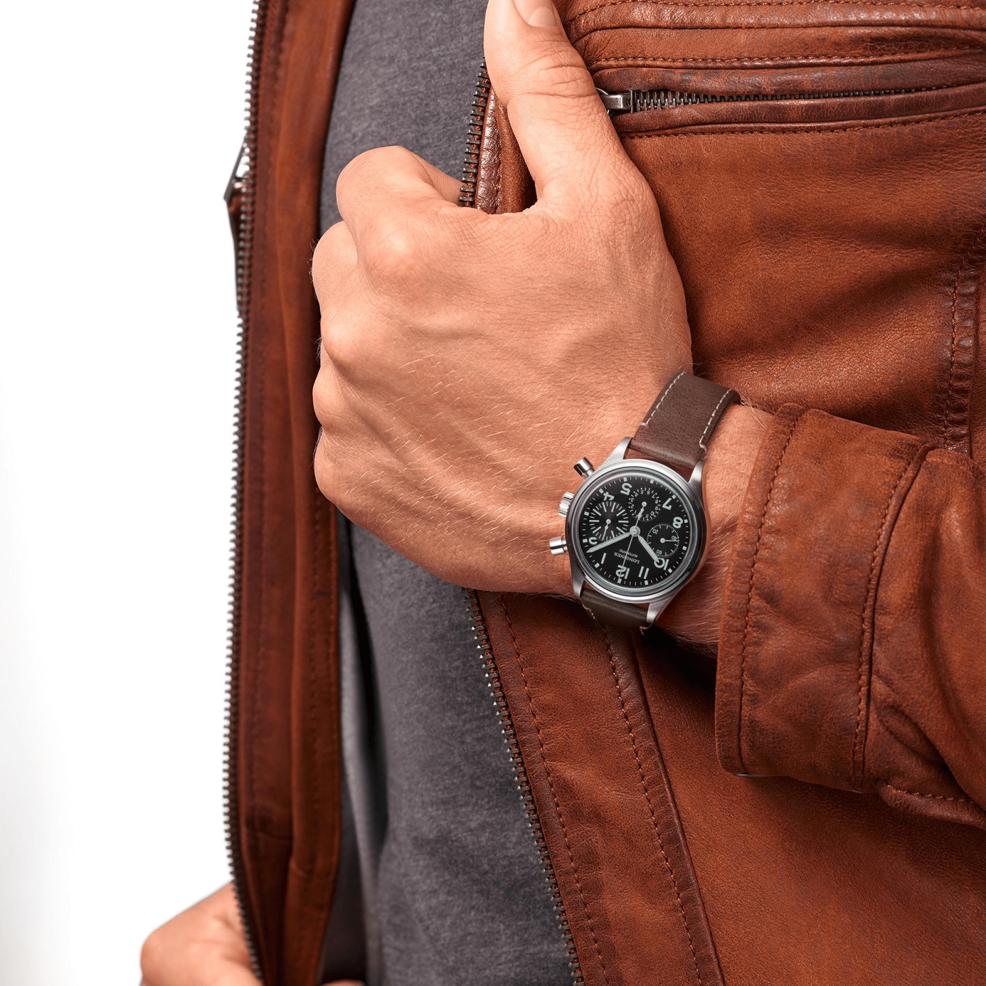 Longines Avigation BigEye 41mm Black Dial Men's Watch L28164532