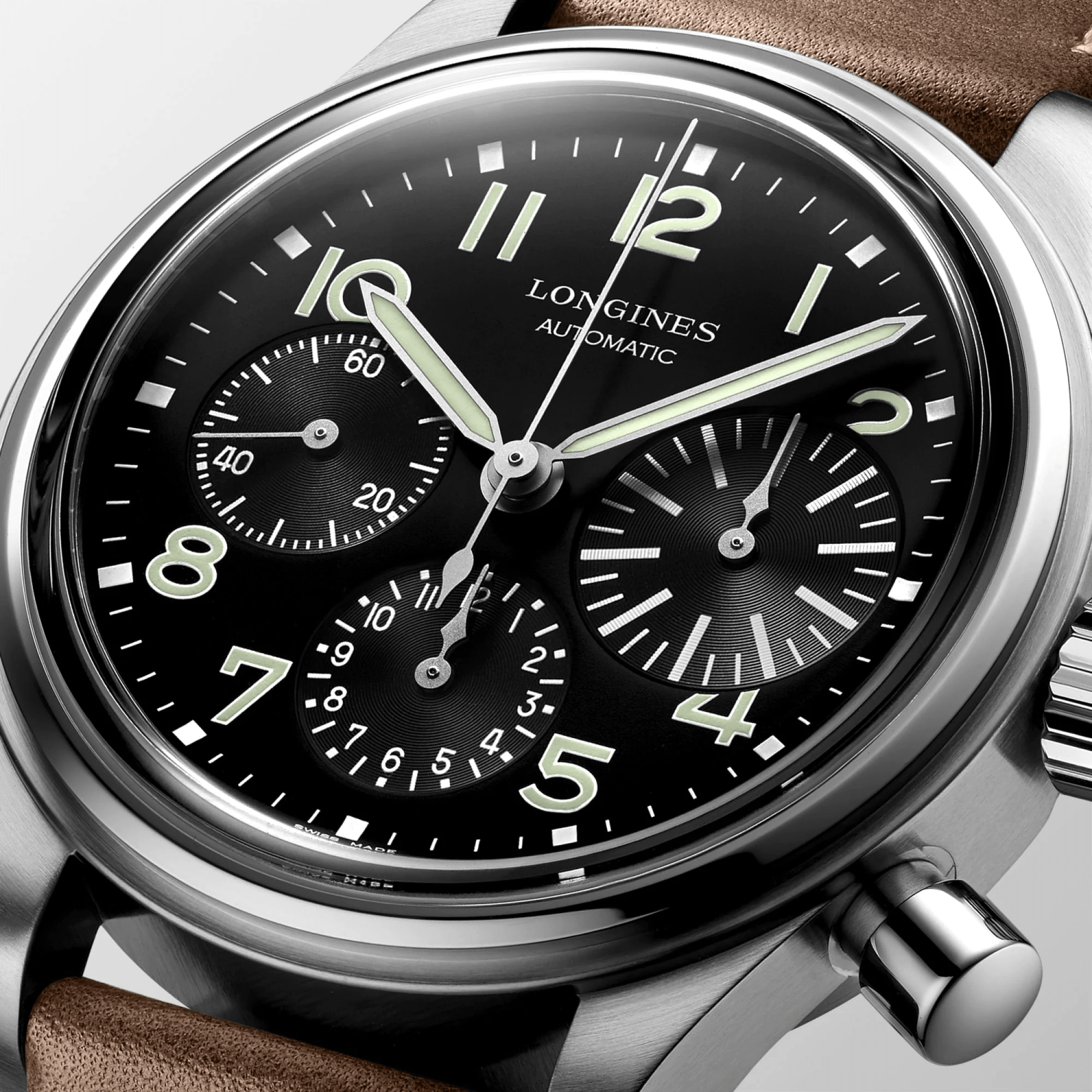 Longines Avigation BigEye 41mm Black Dial Men's Watch L28164532