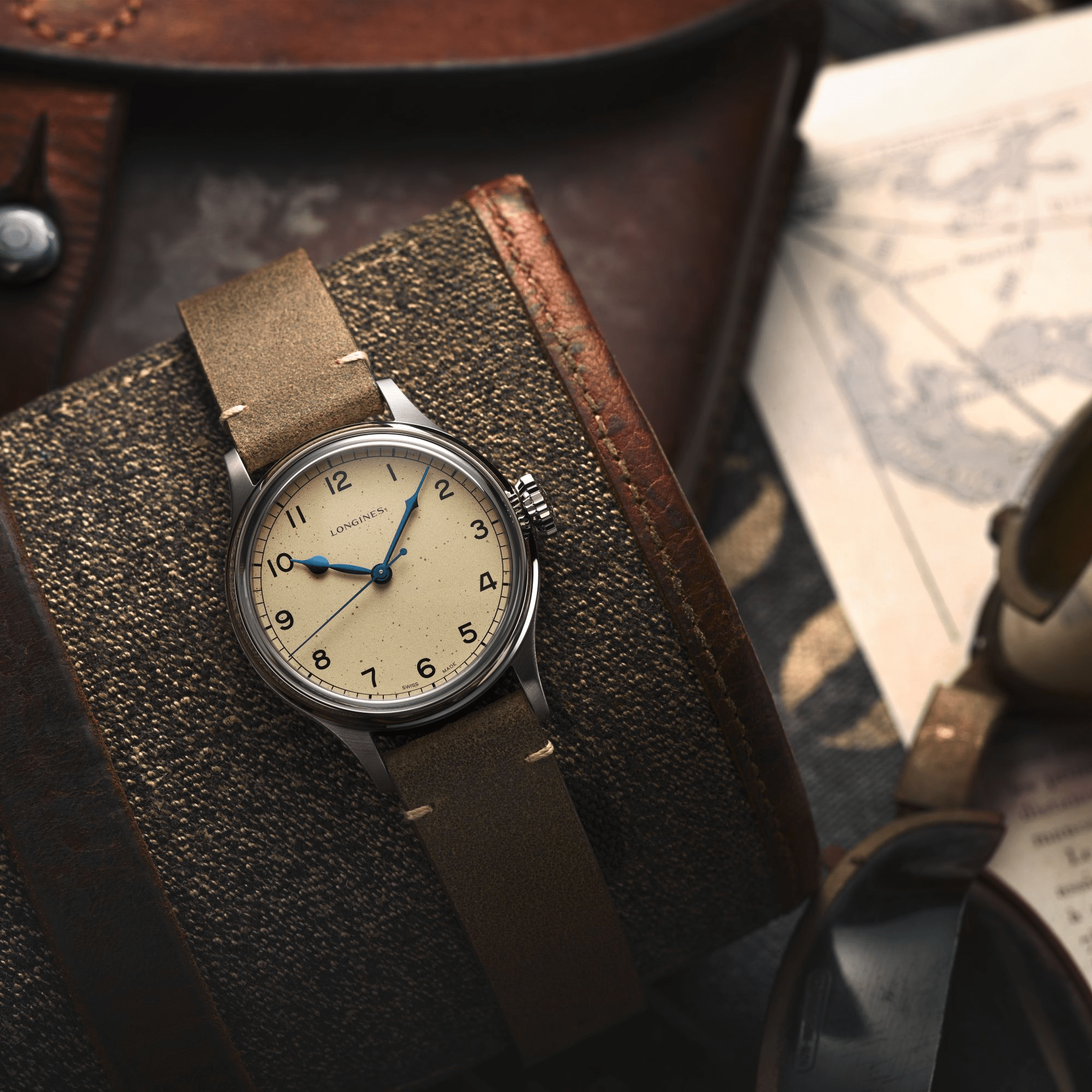 Longines Heritage Military 38.5mm Vintage Men's Watch L28194932