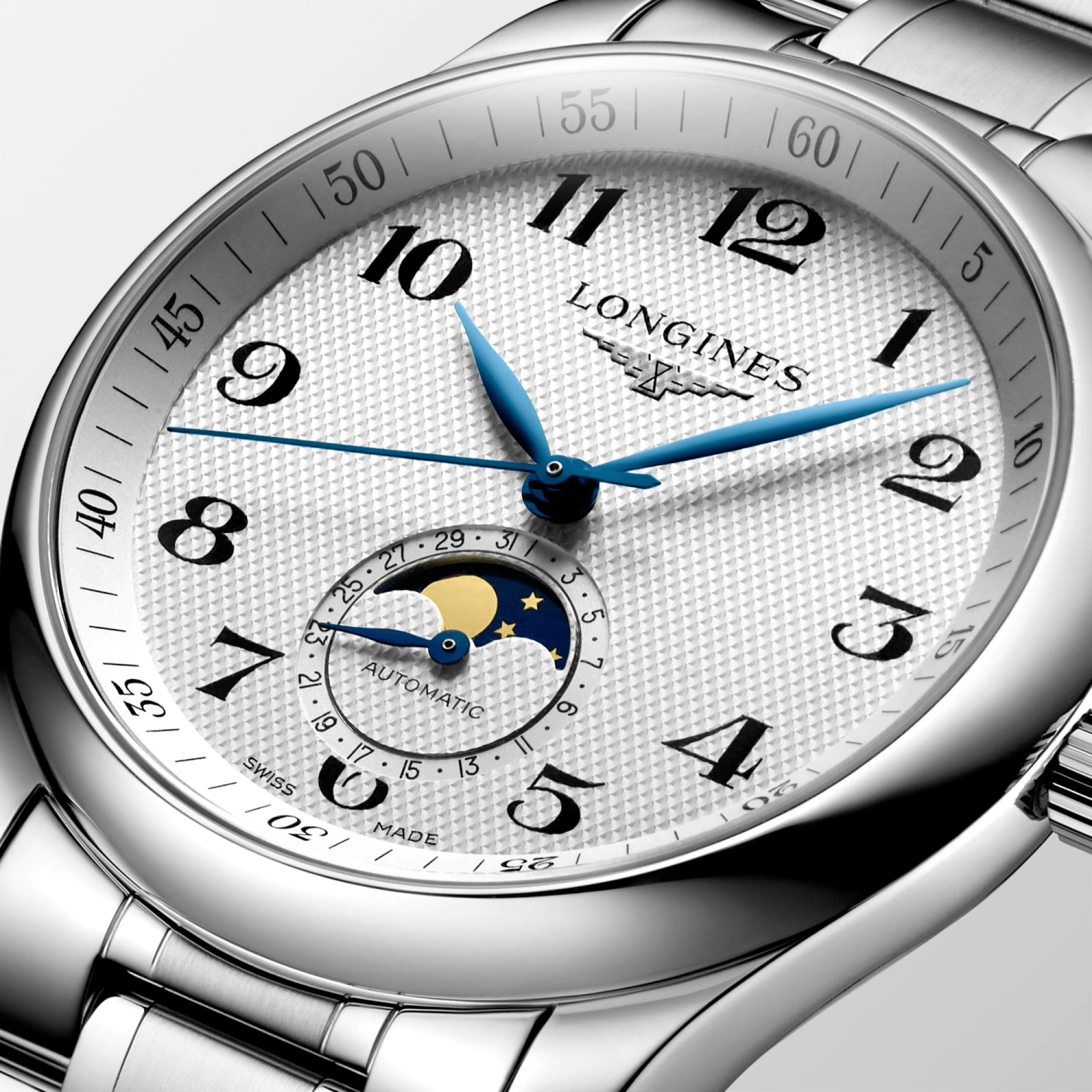 Longines Master Collection 40mm Moonphase Steel Men's Watch L29094786
