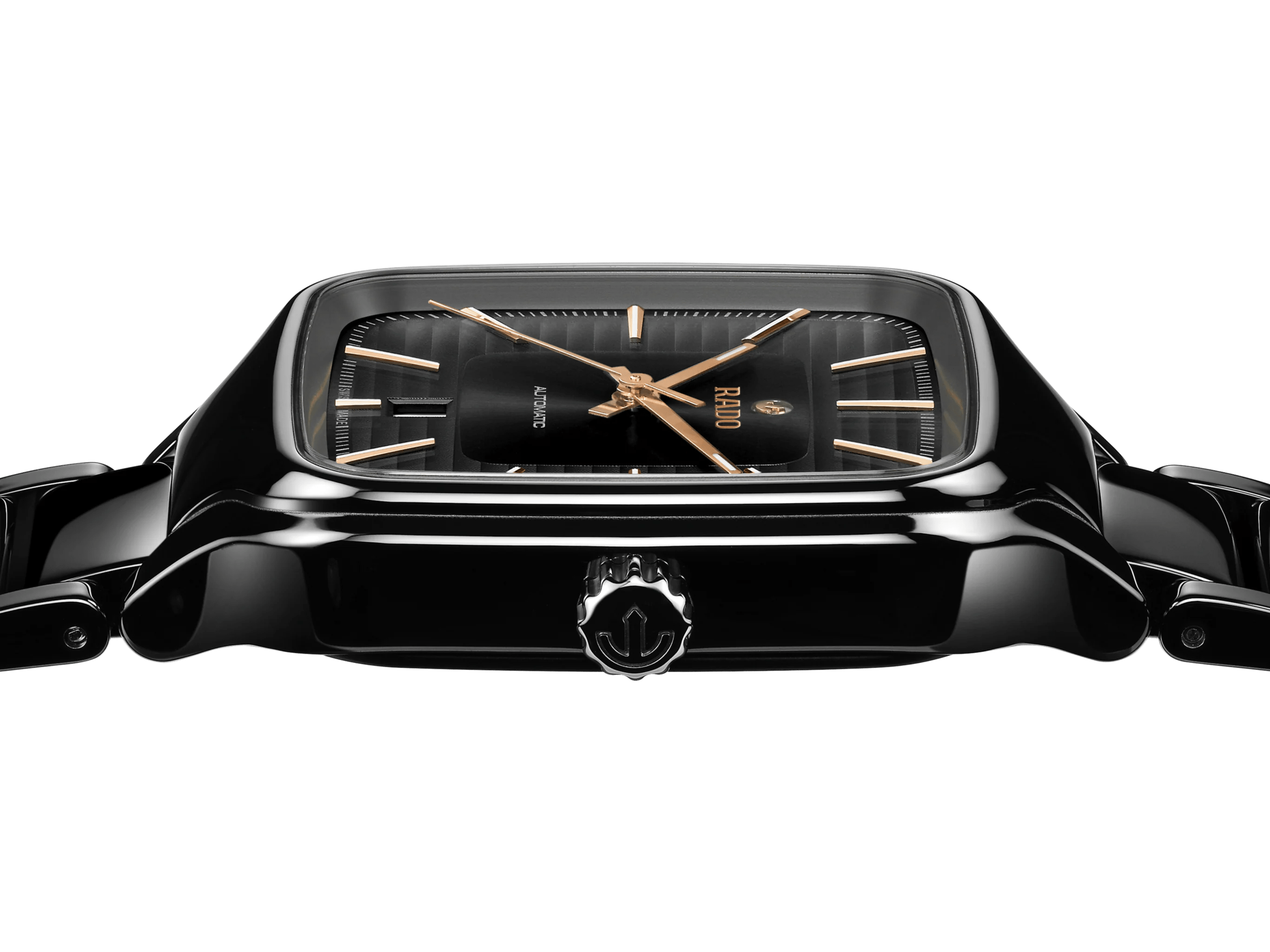 RADO True Square Automatic Black Ceramic 38mm Men's Watch R27078172