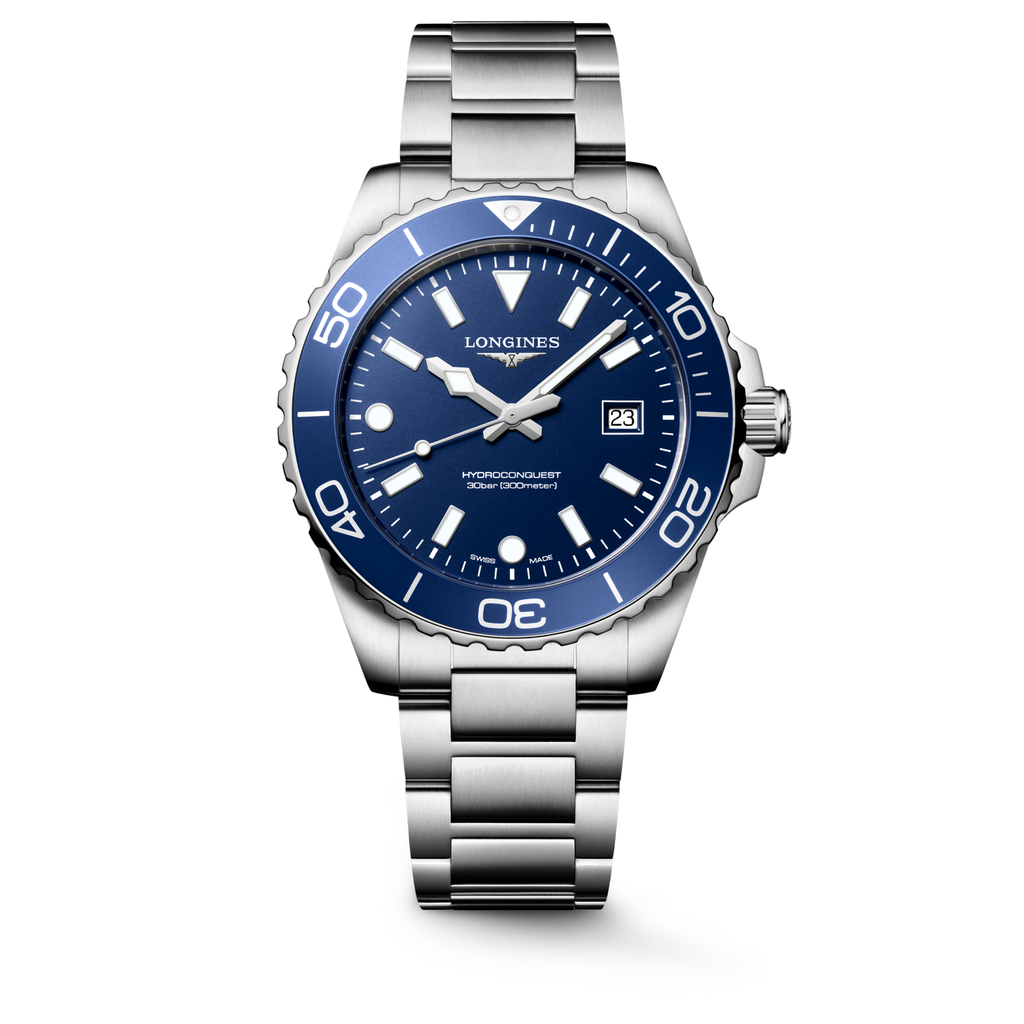Longines HydroConquest Quartz 42mm Blue Dial Men's Watch L37694966