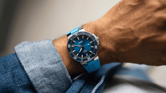 Oris Aquis Date Calibre 400 Blue Dial Men's Watch 01 400 7790 4135-07 23 45EB Blue