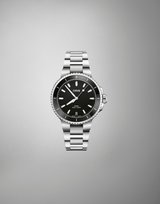 Oris Aquis Date 36.5mm Black Dial Women's Watch 01 733 7792 4154-07 8 19 05P