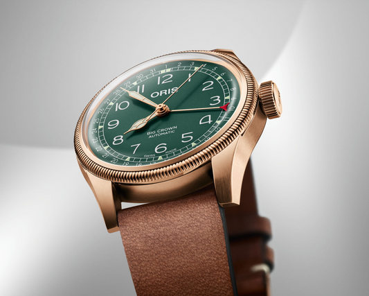 Oris Big Crown Pointer Date 80th Anniversary Edition 40mm Green Dial Men's Watch 01 754 7741 3167-07 5 20 58BR