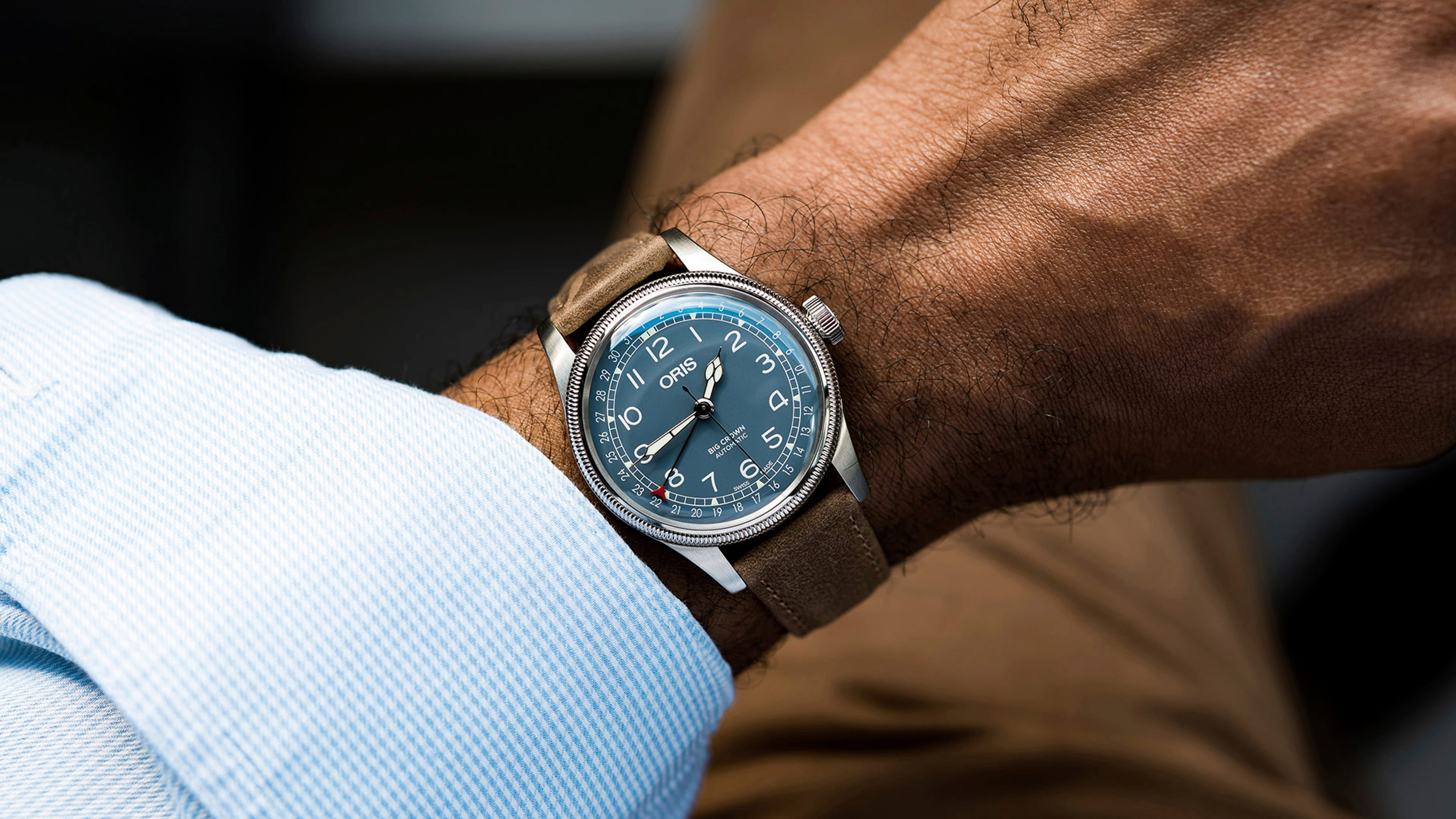 Oris Big Crown Pointer Date 40mm Blue Dial Men's Watch 01 754 7785 4065-07 6 20 10