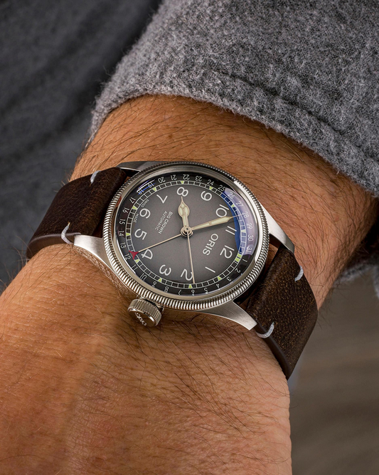 Oris Big Crown Oris x Cervo Volante 38mm Grey Dial Men's Watch 01 754 7779 4063-Set