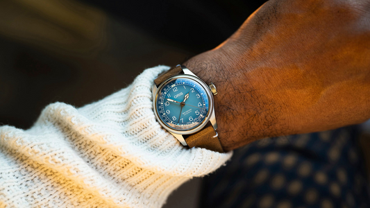 Oris Big Crown Oris x Cervo Volante 38mm Blue Dial Men's Watch 01 754 7779 4065-Set