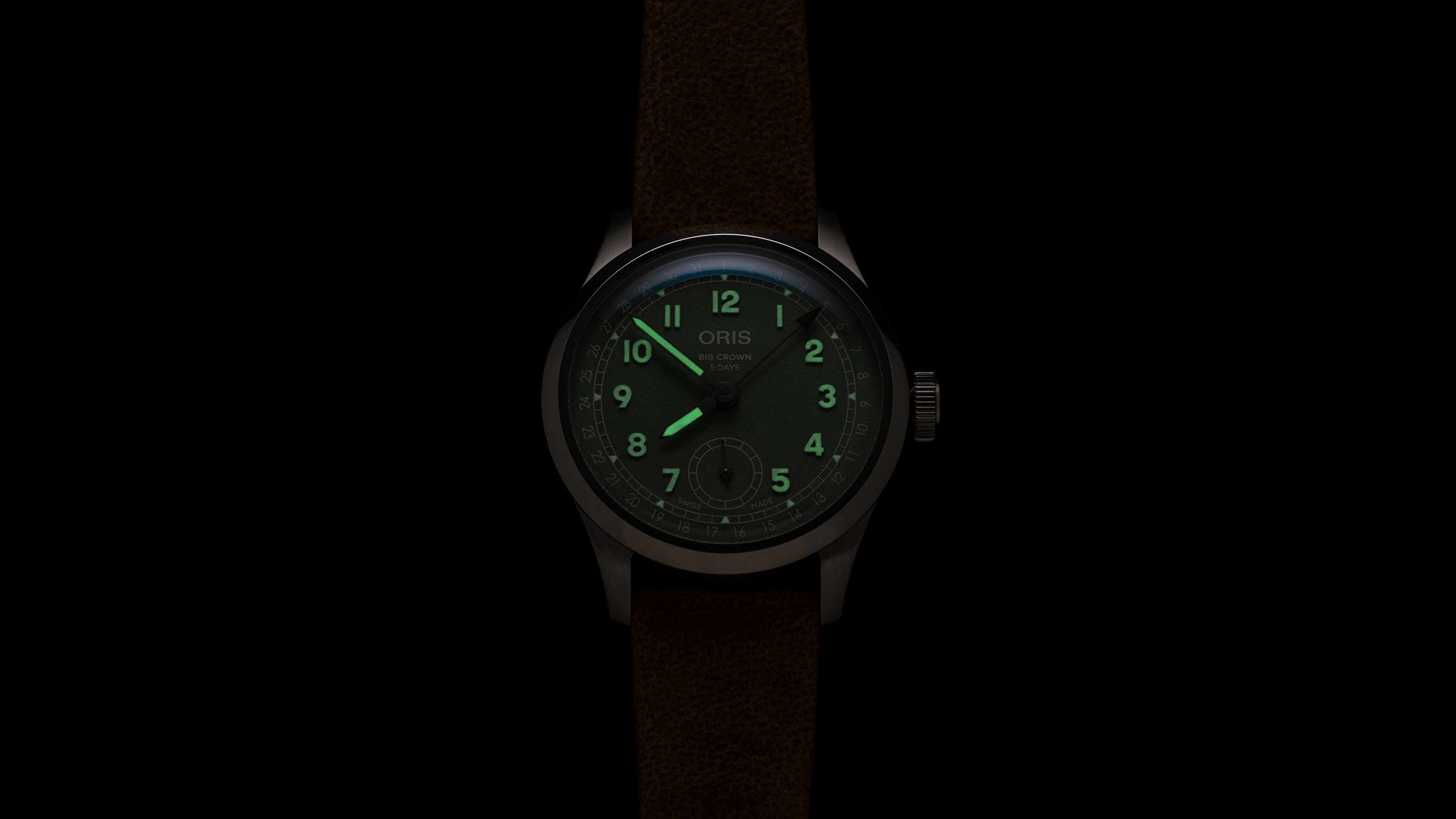 Oris Big Crown Pointer Date Calibre 403 40mm Green Dial Men's Watch 01 403 7799 4067-07 6 20 09FC