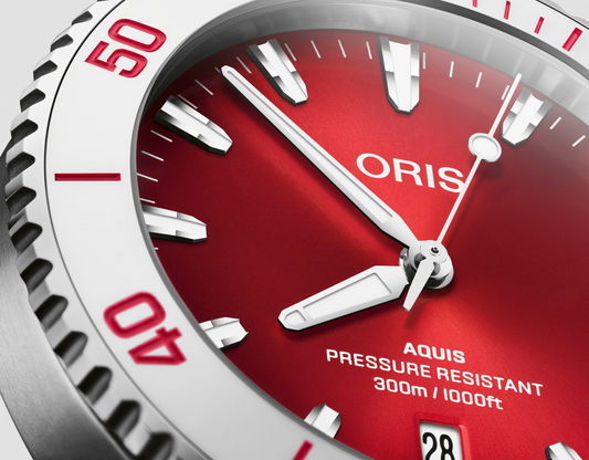 Oris Aquis Date 41.5mm Taste Of Summer Watermelon Men's Watch 01 733 7787 4138-07 8 22 04PEB