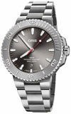 Oris Aquis Date Relief 43.5mm Grey Dial Men's Watch 01 733 7789 4153-07 8 23 04PEB