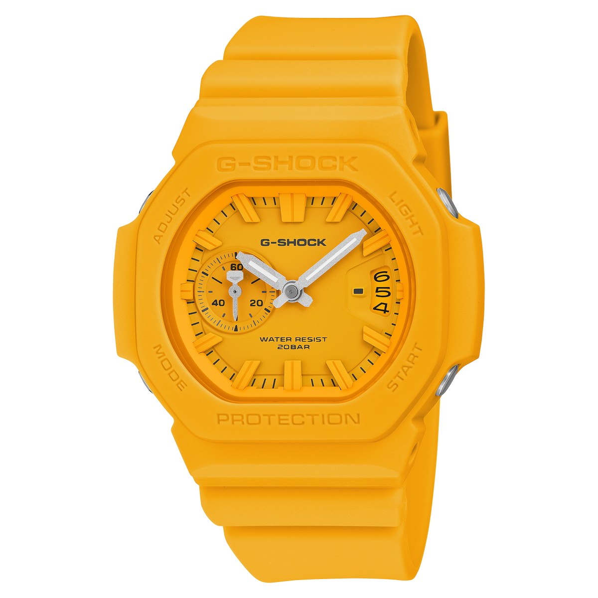 G-Shock Analog 2500 44.5mm Yellow Dial Men's Watch GAC2500-9A