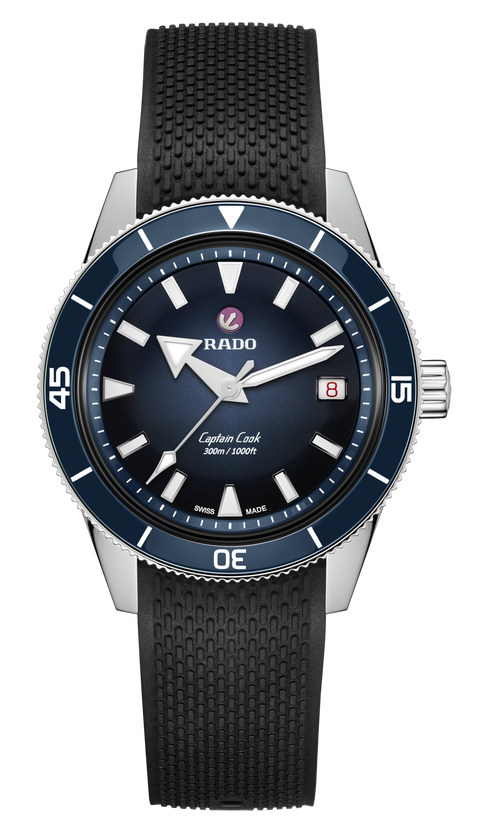 Rado Captain Cook Automatic 39mm Blue Dial Men's Watch R32223229