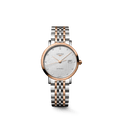 Longines Elegant Collection 29mm Striped Silver Dial Women's Watch L4.310.5.79.7