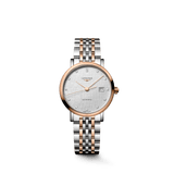 Longines Elegant Collection 29mm Striped Silver Dial Women's Watch L4.310.5.79.7