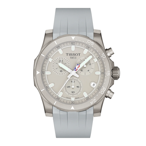 Tissot Supersport Chrono NBA 2026 42mm Grey Dial Men's Watch T1254171703100