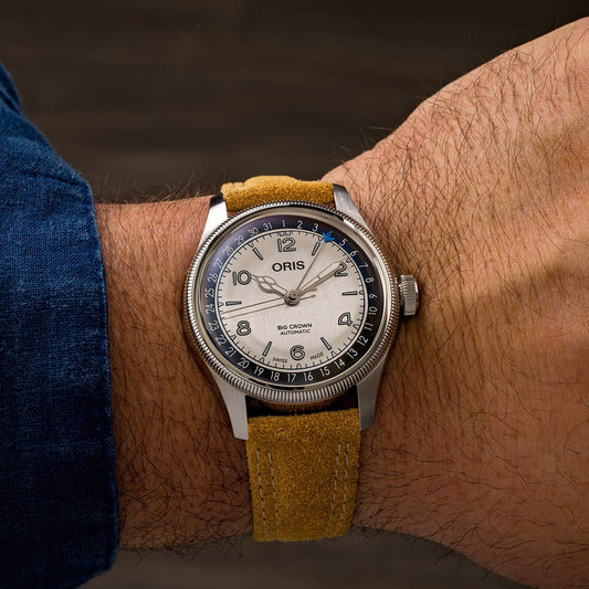 Oris Big Crown Pointer Date Lou Gehrig Limited Edition 40mm Grey Dial Men's Watch 01 754 7785 4091-Set