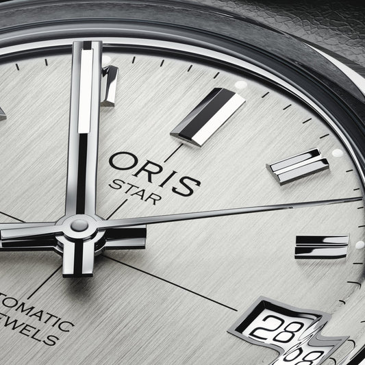 Oris Star Edition 35mm Grey Dial Men's Watch 01 733 7813 4151-Set