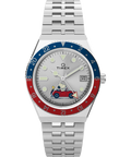 Timex Q Timex x Peanuts GMT 38mm Silver Dial Men's Watch TW2W83300