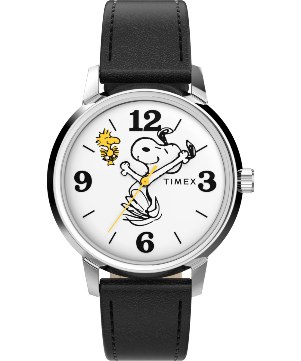 Timex Marlin x Peanuts 38mm White Dial Unisex Watch TW2Y19900