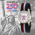 Bertucci A-1S America 250 36mm White (Gloss) Dial Men's Watch 10025