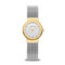 BERING Classic Polished Gold 26mm Silver Dial Women's Watch 10126-001