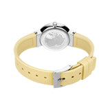 BERING Classic Polished Silver 29mm Yellow Sunray Dial Women's Watch 10129-600