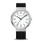 BERING Classic Polished Silver 41mm White Dial Women's Watch 10141-404