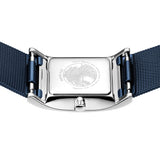 BERING Classic Polished Silver 26mm Blue Mother of Pearl Dial Women's Watch 10426-307-S